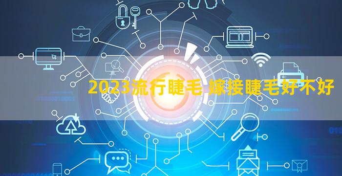 2023流行睫毛 嫁接睫毛好不好